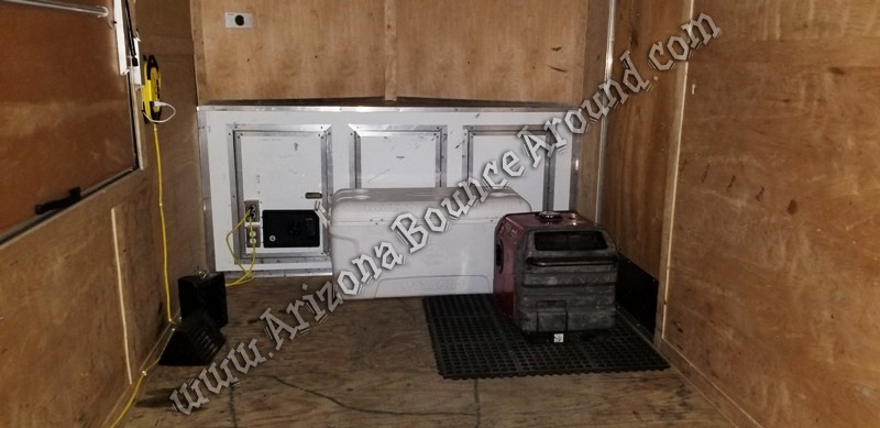 Ticket booth trailer storage